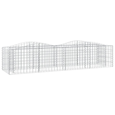 VIDAXL SCHANSKORF VULTED erhöhte 200x50x50 cm verzinktes Eisen