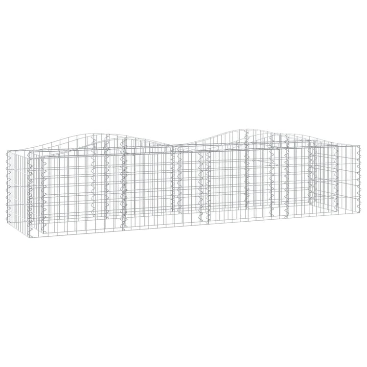 VIDAXL SCHANSKORF VULTED erhöhte 200x50x50 cm verzinktes Eisen