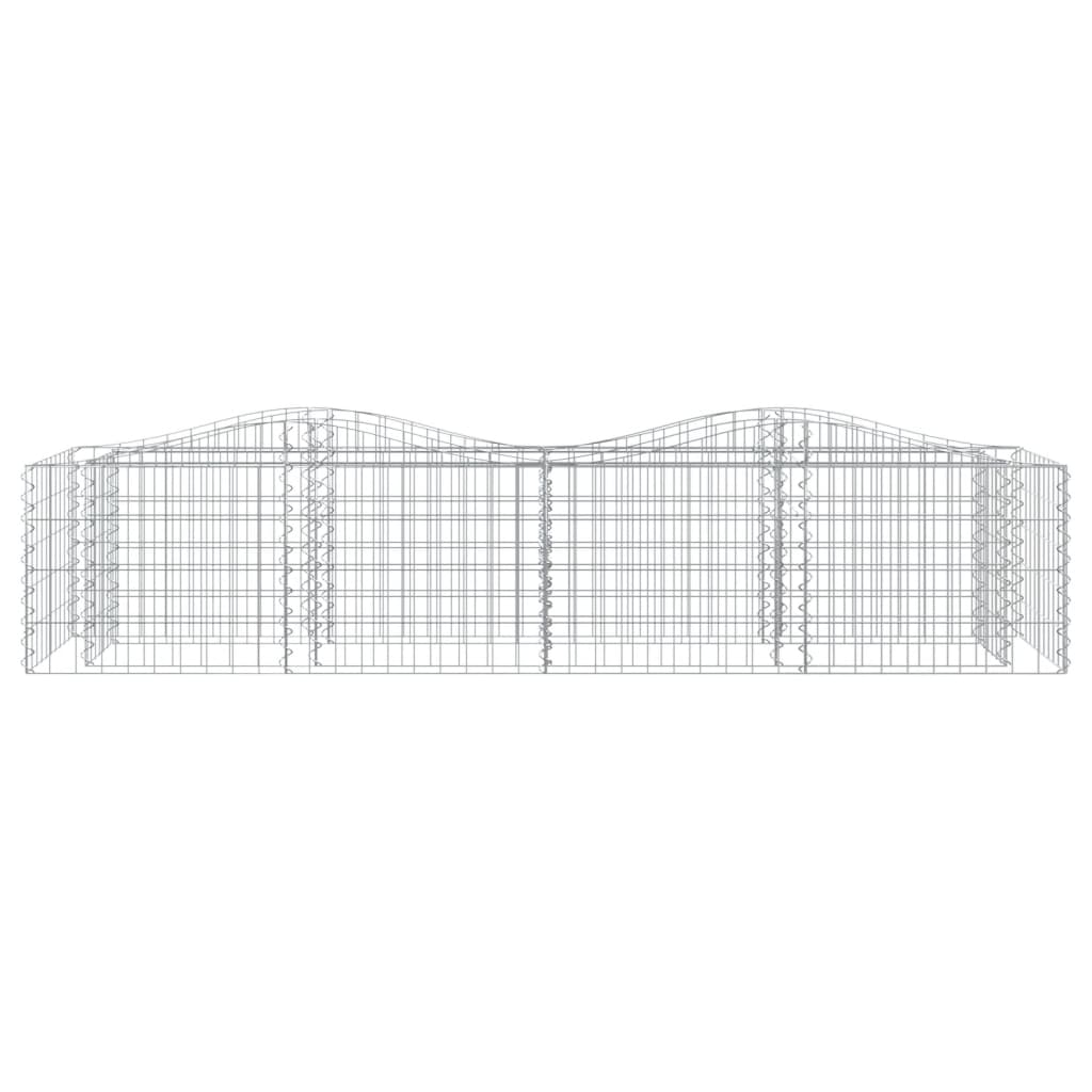VIDAXL SCHANSKORF VULTED erhöhte 200x50x50 cm verzinktes Eisen