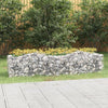 VIDAXL SCHANSKORF VULTED erhöhte 200x50x50 cm verzinktes Eisen