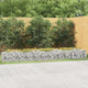 Vidaxl Schanskorf Gewölbe erhöhte 400x50x50 cm verzinktes Eisen