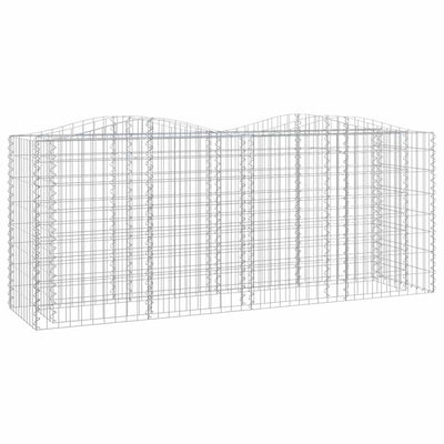 VIDAXL SCHANSKORF VULTED erhöhte 200x50x100 cm verzinkte Eisen