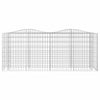 VIDAXL SCHANSKORF VULTED erhöhte 200x50x100 cm verzinkte Eisen