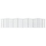 Vidaxl Schanskorf Gewölbe erhöhte 400x50x100 cm verzinktes Eisen - afbeelding 3