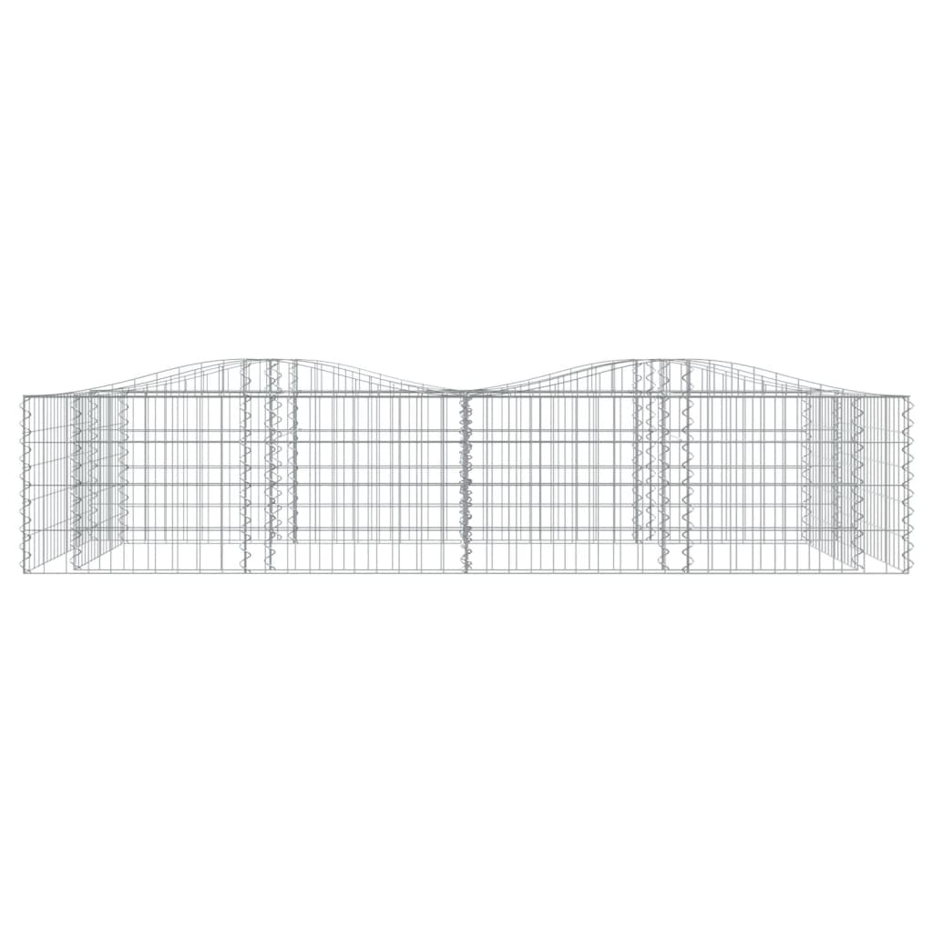 VIDAXL SCHANSKORF VULTED erhöhte 200x100x50 cm verzinktes Eisen