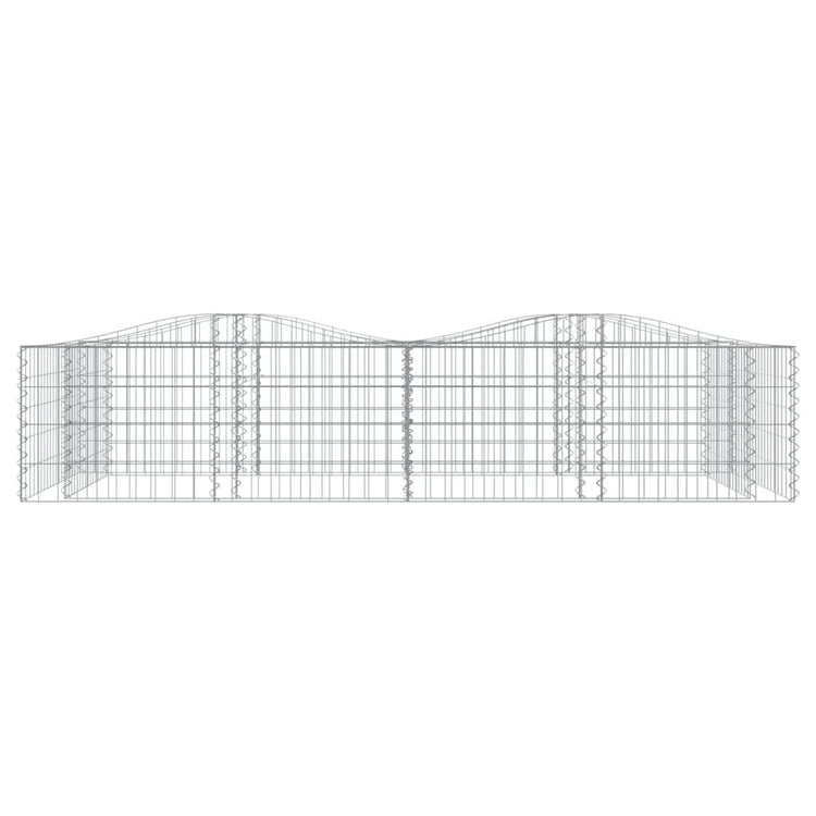 VIDAXL SCHANSKORF VULTED erhöhte 200x100x50 cm verzinktes Eisen