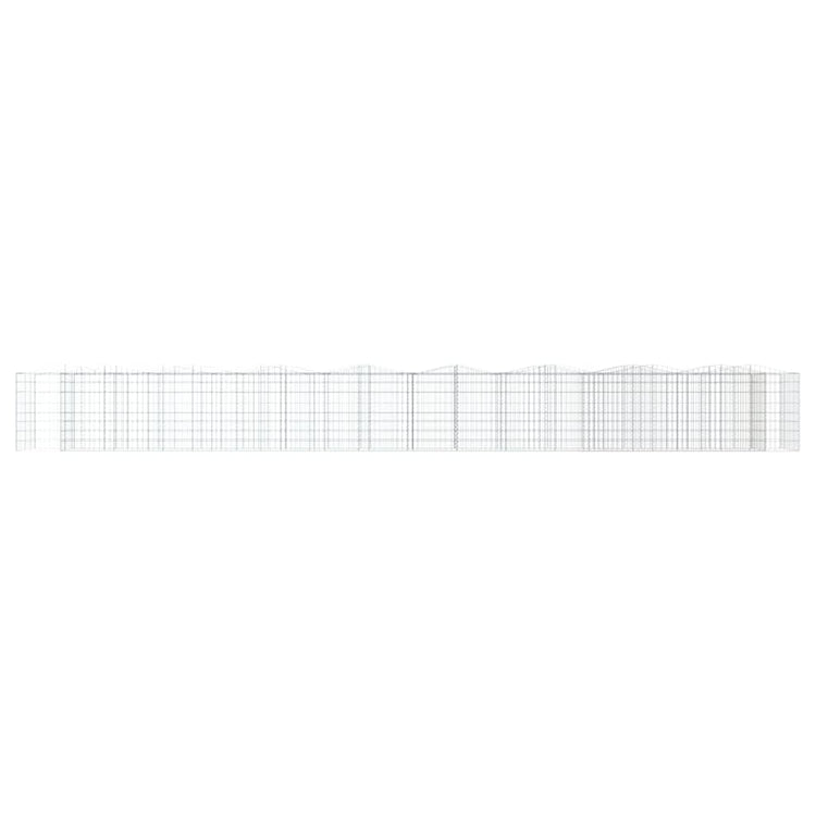 VIDAXL SCHANSKORF WILDED GEWEISE 800X100X100 CM GEBALLE