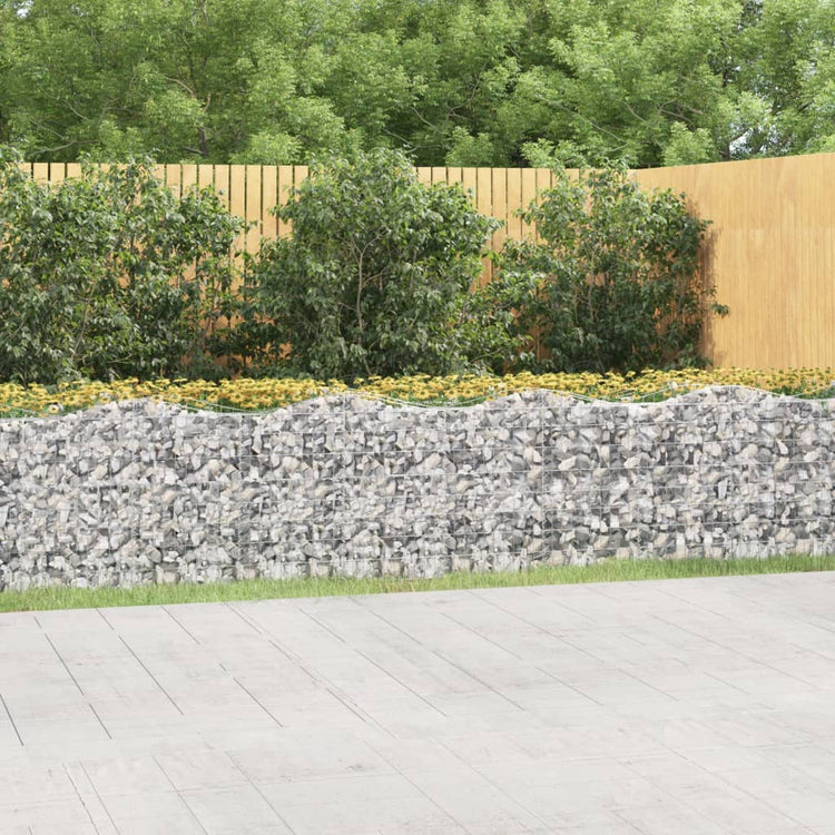 VIDAXL SCHANSKORF WILDED GEWEISE 800X100X100 CM GEBALLE