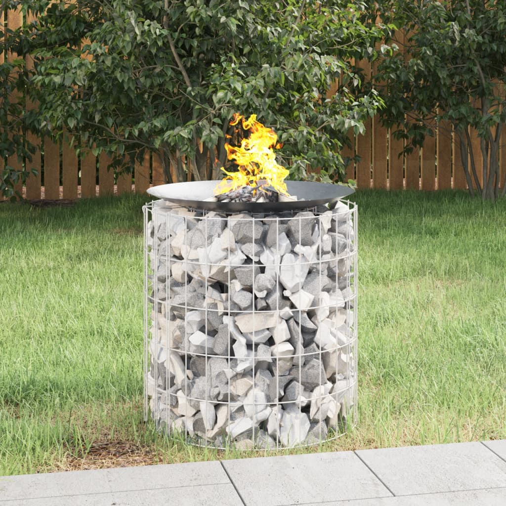 Vidaxl Schanskorf Kamin Ø 50 cm verzinktes Eisen