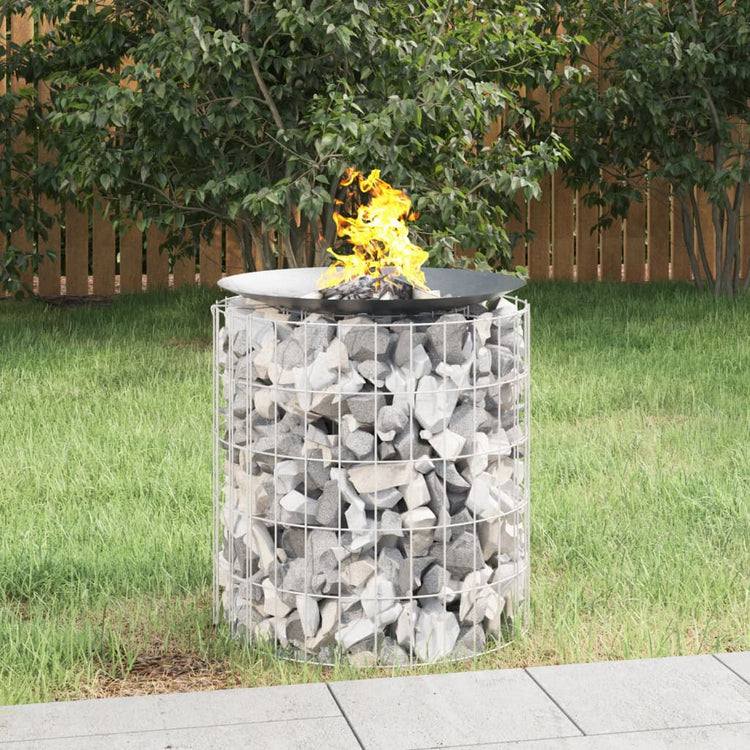 Vidaxl Schanskorf Kamin Ø 50 cm verzinktes Eisen