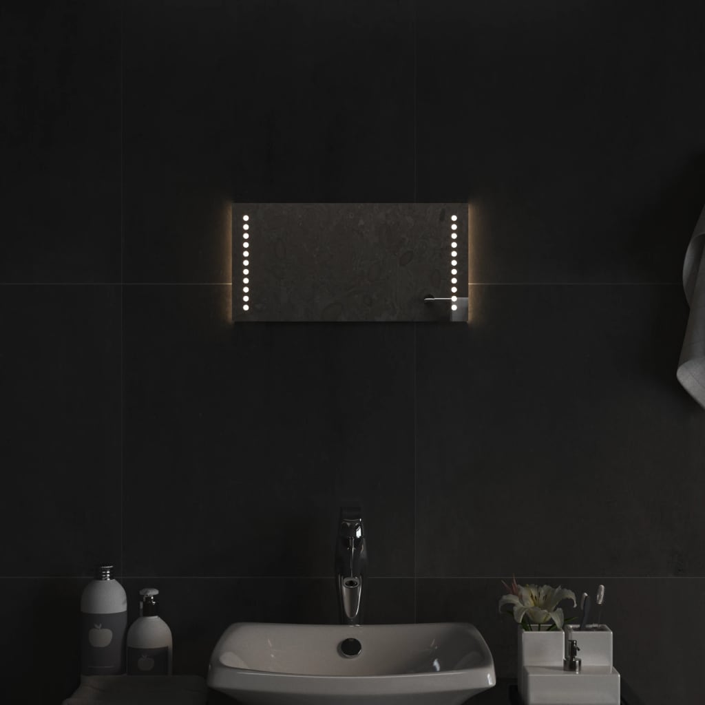 Vidaxx Badezimmerspiegel LED 20x40 cm