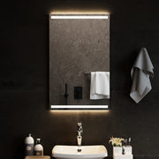 Vidaxl Badezimmerspiegel LED 50x80 cm - afbeelding 1