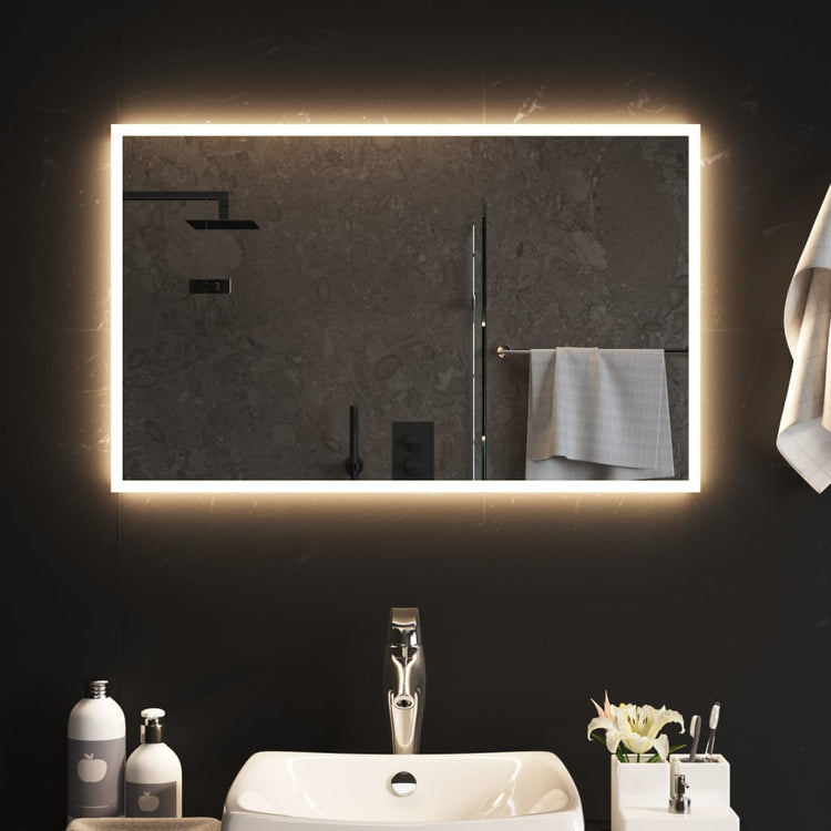 Vidaxx Badezimmerspiegel LED 50x80 cm