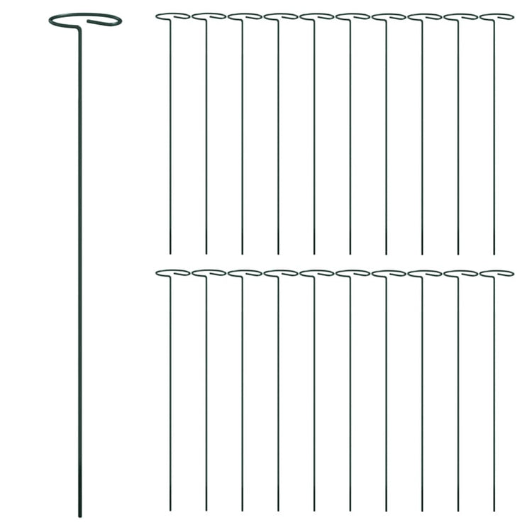 VIDAXL -Pflanzeneinsätze 20 St 40 cm Stahl Dunkelgrün