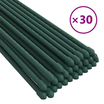 VIDAXL -Pflanzeneinsätze 30 St 180 cm Stahlgrün