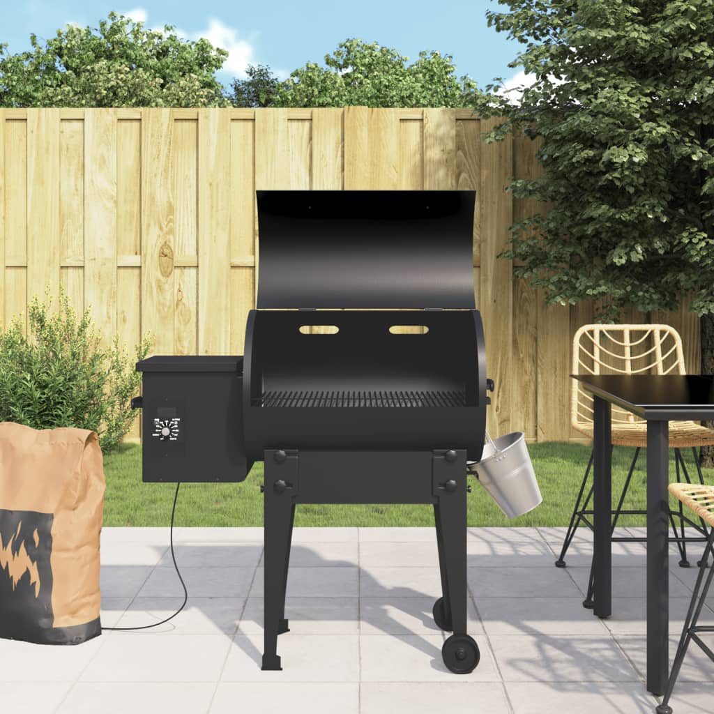 Vidaxl Pelletbarbecue 94 cm Eisenschwarz
