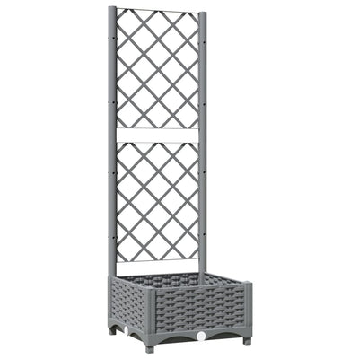 VIDAXL -Planungsbox mit Slatarbeit 40x40x121.5 cm Polypropen