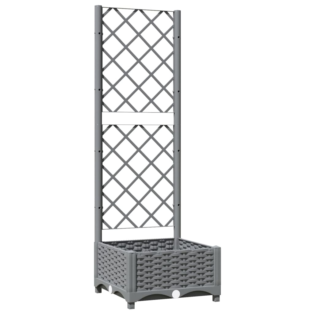 VIDAXL -Planungsbox mit Slatarbeit 40x40x121.5 cm Polypropen