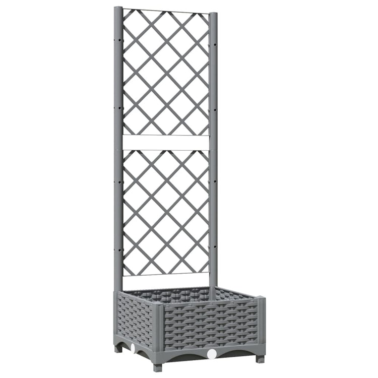 VIDAXL -Planungsbox mit Slatarbeit 40x40x121.5 cm Polypropen