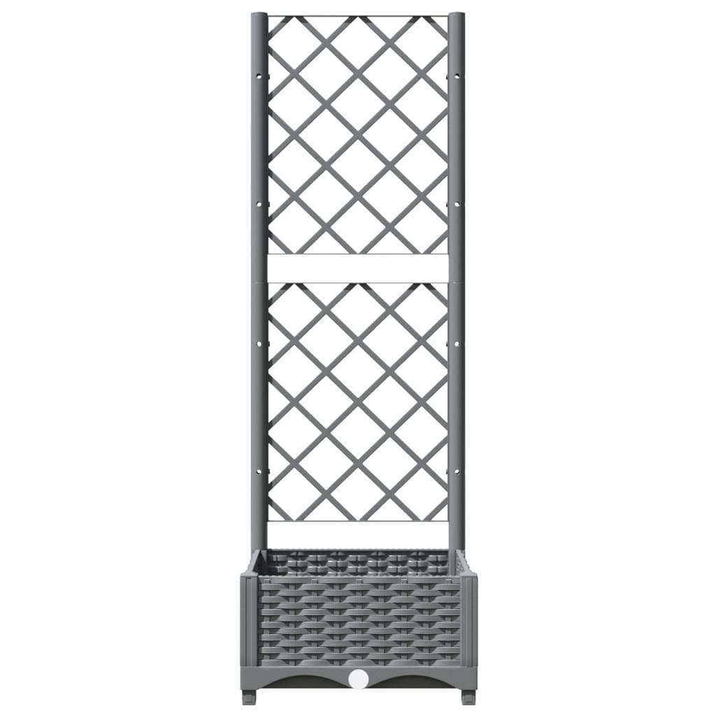 VIDAXL -Planungsbox mit Slatarbeit 40x40x121.5 cm Polypropen