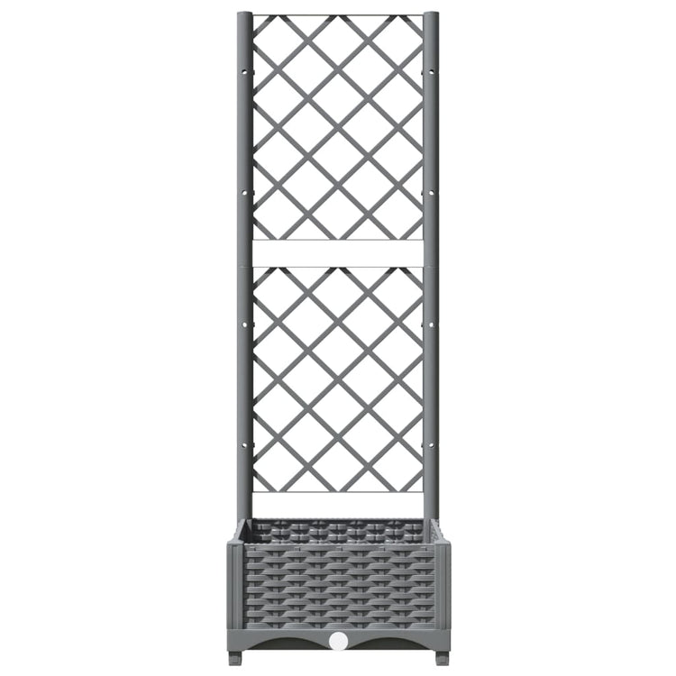 VIDAXL -Planungsbox mit Slatarbeit 40x40x121.5 cm Polypropen