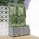 VIDAXL -Planungsbox mit SLAT 80x40x136 cm Polypropen hellgrau