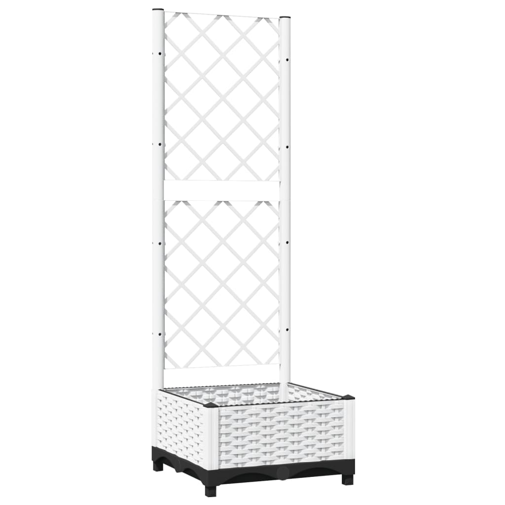VIDAXL -Planungsbox mit Slatarbeit 40x40x121.5 cm Polypropen