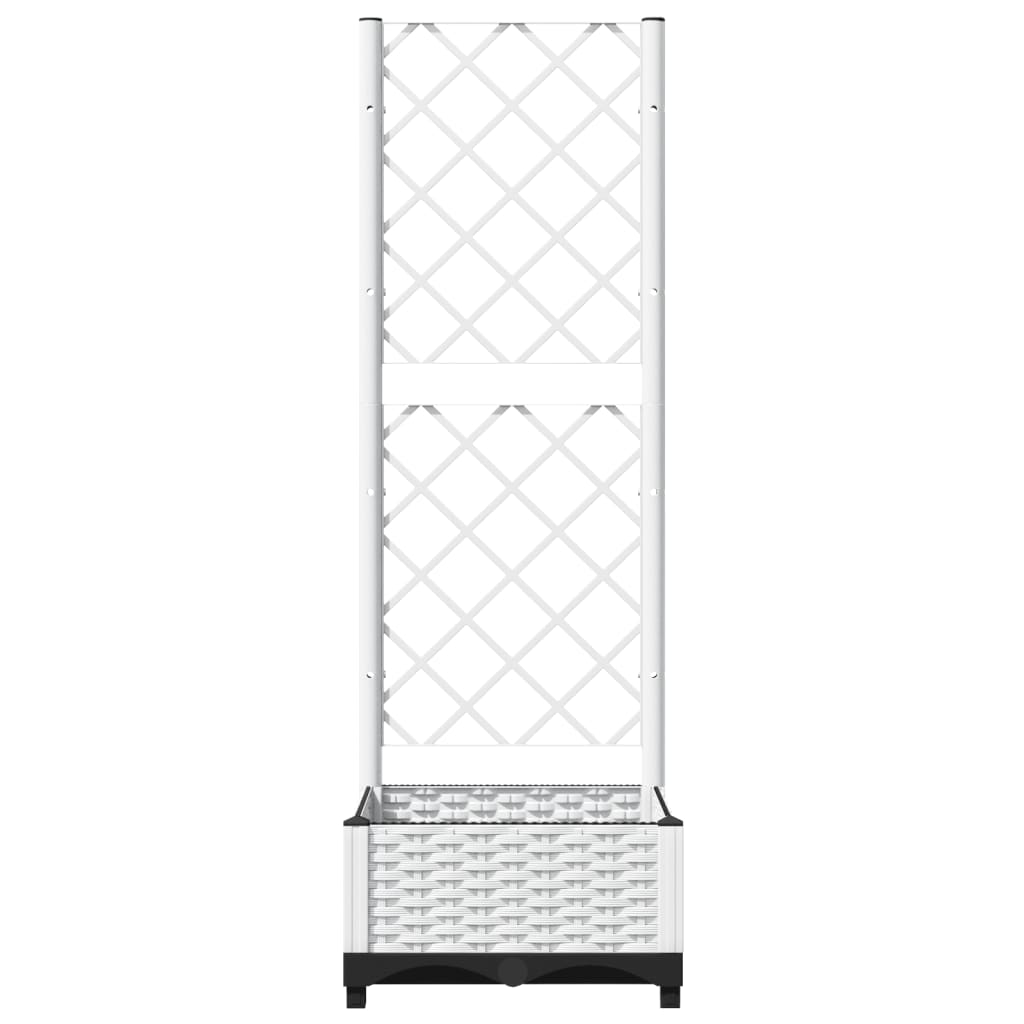 VIDAXL -Planungsbox mit Slatarbeit 40x40x121.5 cm Polypropen