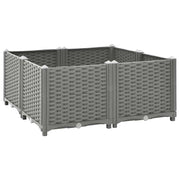 VIDAXL -Pflanzer erhöhte 80 x 80 x 38 cm Polypropylen - afbeelding 1