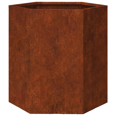 VIDAXL -Planungsbox Rosty 40x40x45 cm Corten Stahl