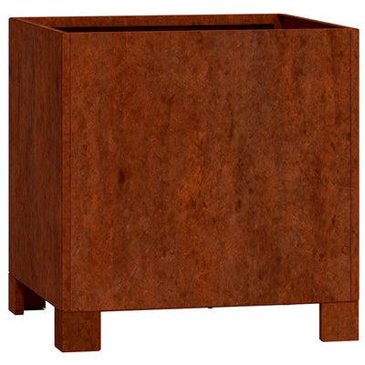 Vidaxl Plannet mit Beinen rostig 32x30x33 cm cortenstaal