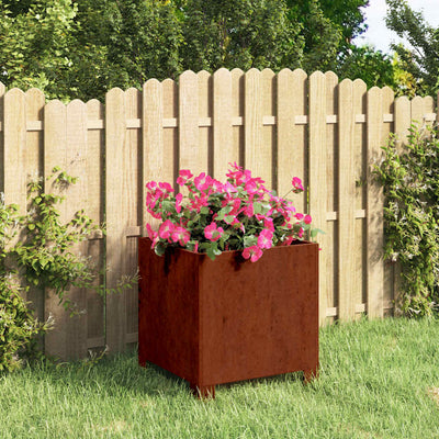 Vidaxl Plannet mit Beinen rostig 32x30x33 cm cortenstaal