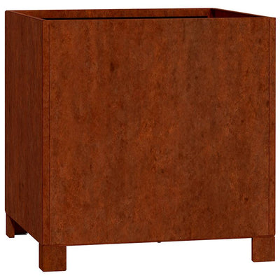 Vidaxl -Pflanzer mit Beinen rostig 42x40x43 cm Cortenstaal