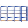 VIDAXL-LAGE RAG 5-LAYER 4 ST STAHL PRACEDED HOLDLUS BLUE