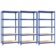 VIDAXL-LAGE-RABE 3 ST 5-LAYER-STAHL UND VORTEILE HOLDBLAU BLAU - afbeelding 2