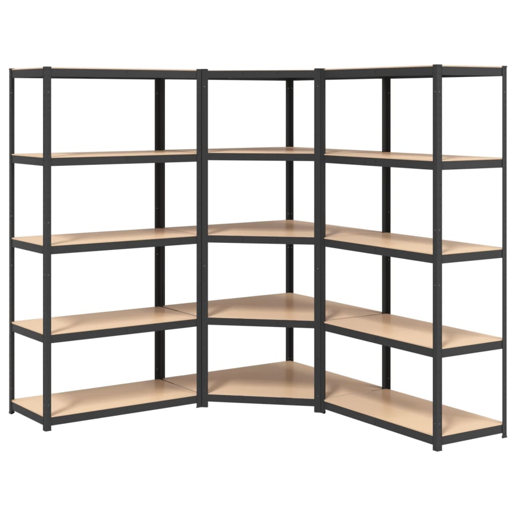 VIDAXL LOARTGREKKKEN 5-LAYER 3 ST STAHL PRISIONED HOLDSCHAFTE