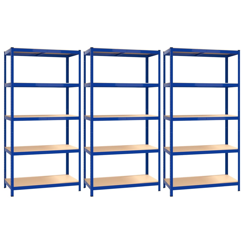 VIDAXL-LAGE-RABE 3 ST 5-LAYER-STAHL UND VORTEILE HOLDBLAU BLAU
