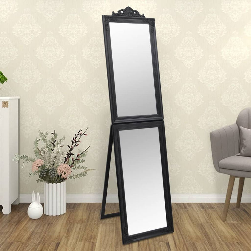 VIDAXL -Spiegel 45x180 cm schwarz abgelöst