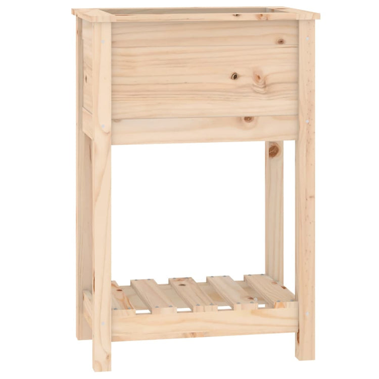VIDAXL -Pflanzer mit Regal 54x34.5x81 cm Festkiefer