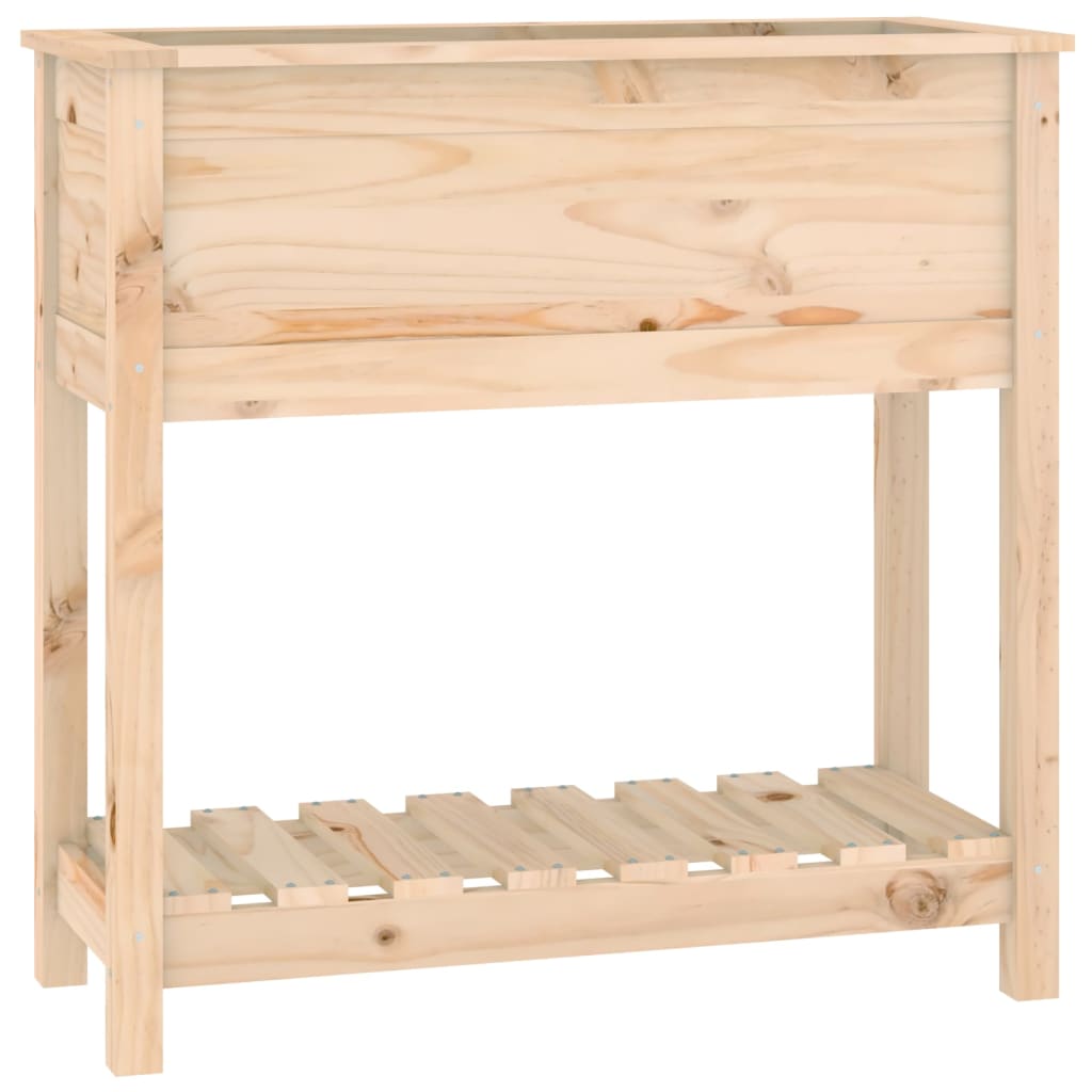VIDAXL -Pflanzer mit Regal 82,5 x 34,5 x 81 cm Festkiefer