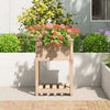 VIDAXL -Pflanzer mit Regal 54x54x81 cm Festkiefer