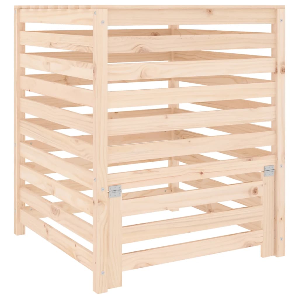 VIDAXL -Kompostbehälter 82.5x82.5x99,5 cm Festkiefer