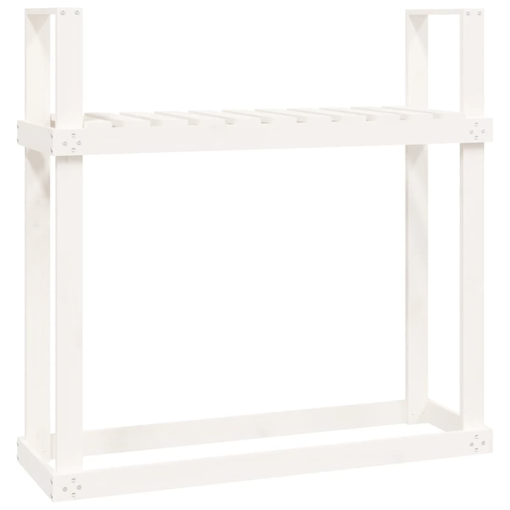 VIDAXL -Kamin 110x35x108,5 cm Festkiefer weiß