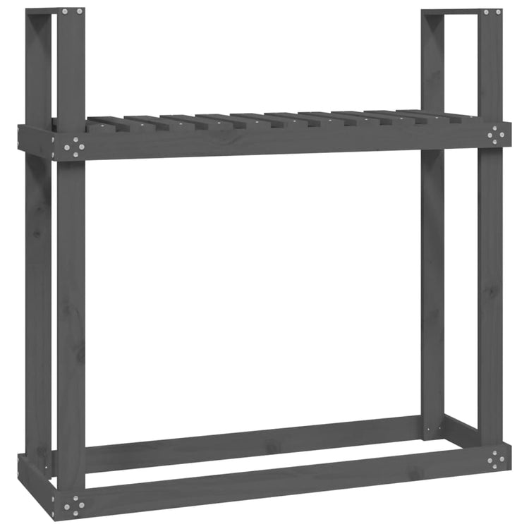 Vidaxl -Kamin 110x35x108,5 cm Festkiefergrau