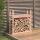 VIDAXL -Kamin 110x35x108,5 cm Solid Douglashout