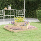 Vidaxx Pflanzgefäß 83x83x27 cm massives Kiefernholz
