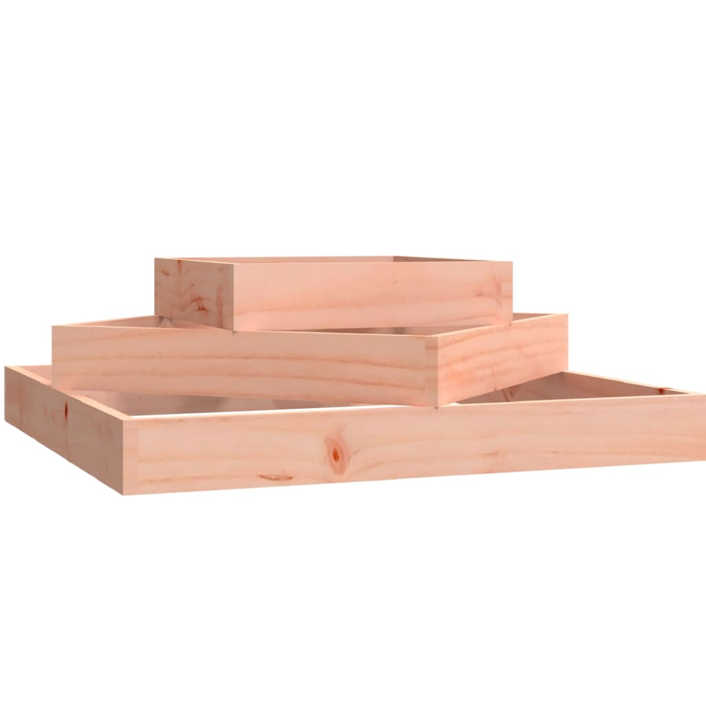 Vidaxx Pflanzgefäß 83x83x27 cm massives Douglasienholz