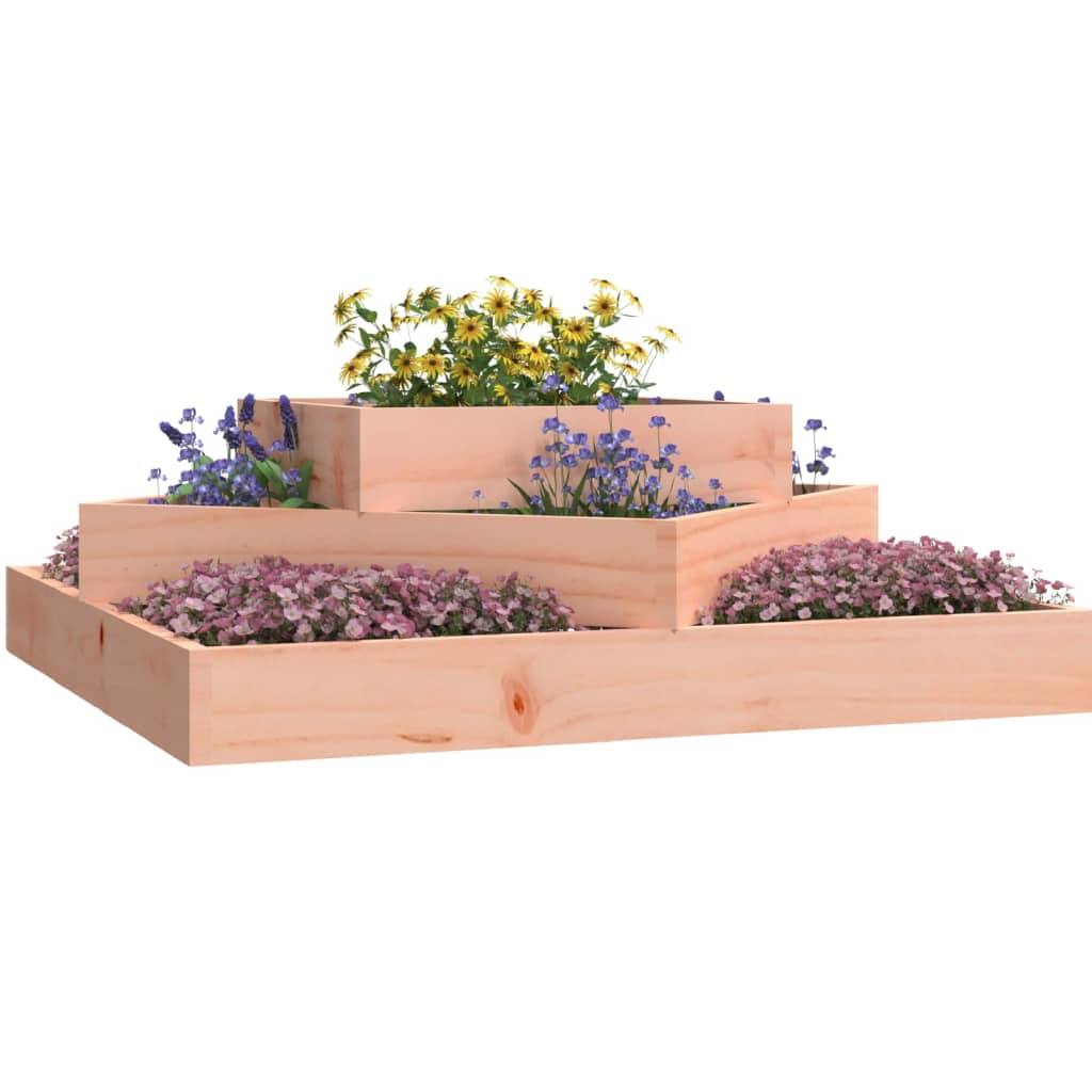 Vidaxx Pflanzgefäß 83x83x27 cm massives Douglasienholz