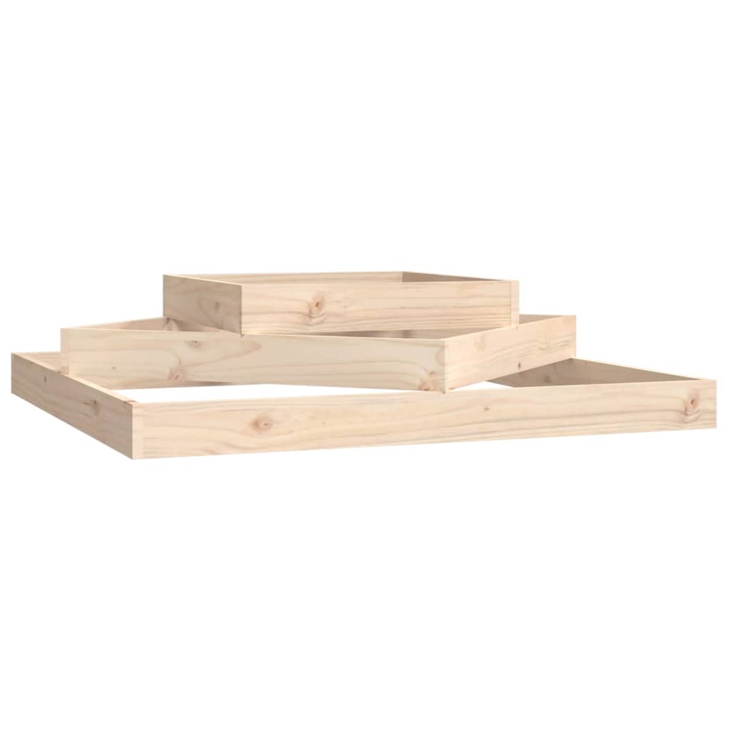 Vidaxx Pflanzgefäß 112x112x27 cm massives Kiefernholz