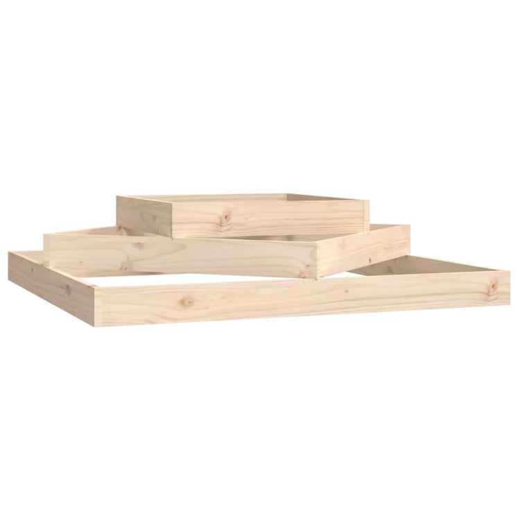 Vidaxx Pflanzgefäß 112x112x27 cm massives Kiefernholz